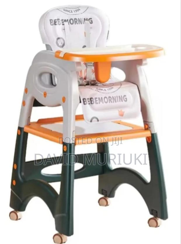 Orange / Pink 2in1 Feeding Chair - main view
