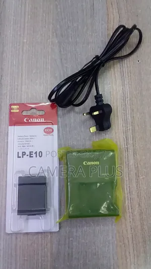 Canon Camera Battery Plus Charger Lp-E10