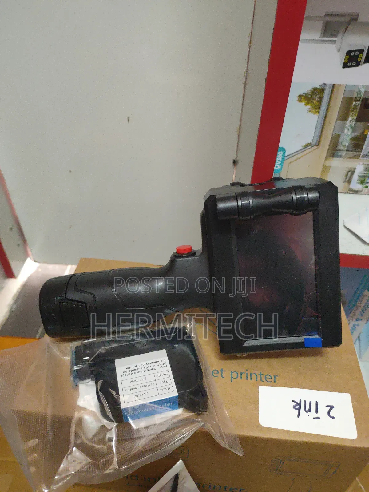 Handheld Inkjet Printer 2200 Mah Cartridge and Power Adapter