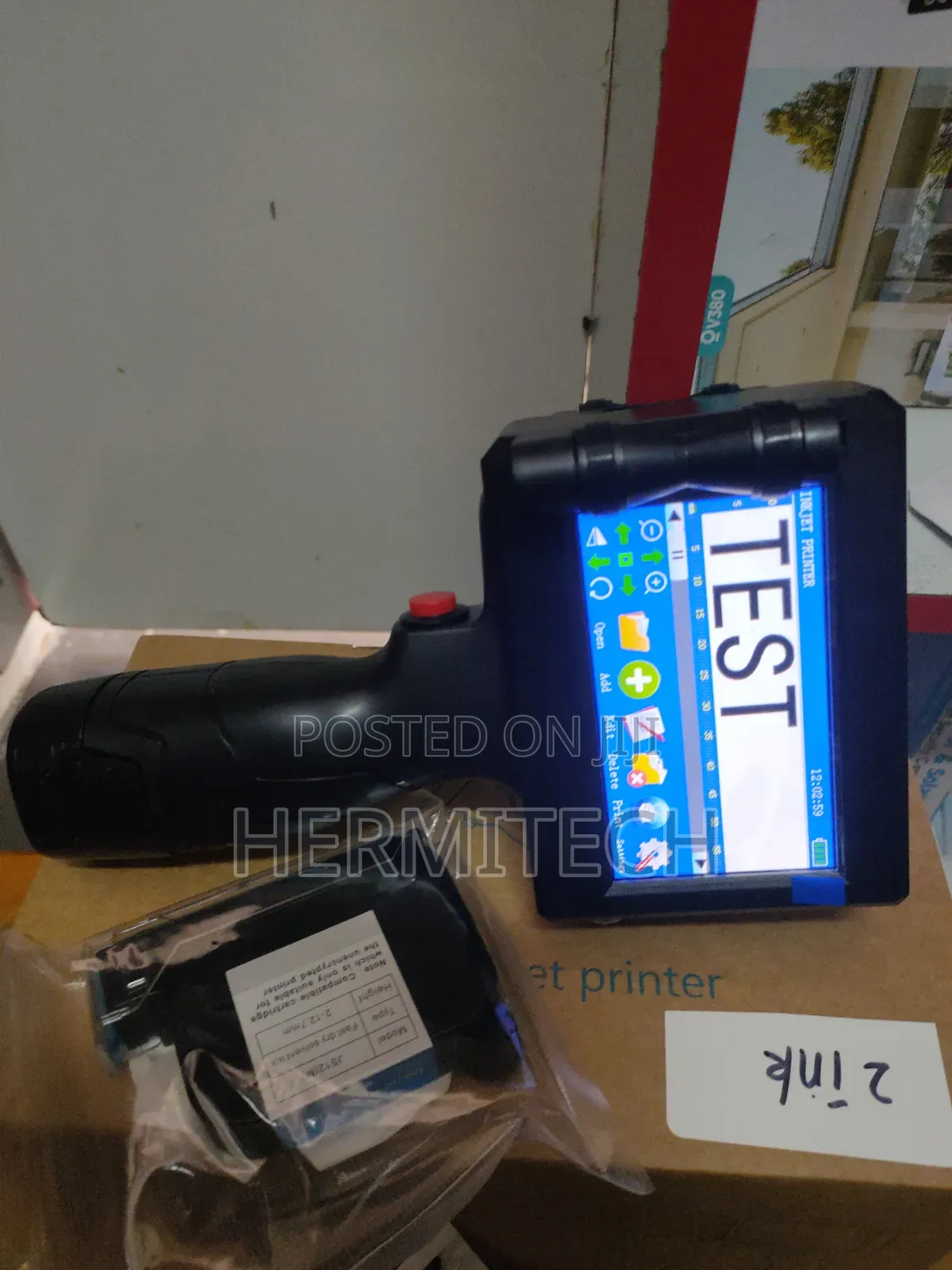 Handheld Inkjet Printers 12.7mm 2200 Mah Battery