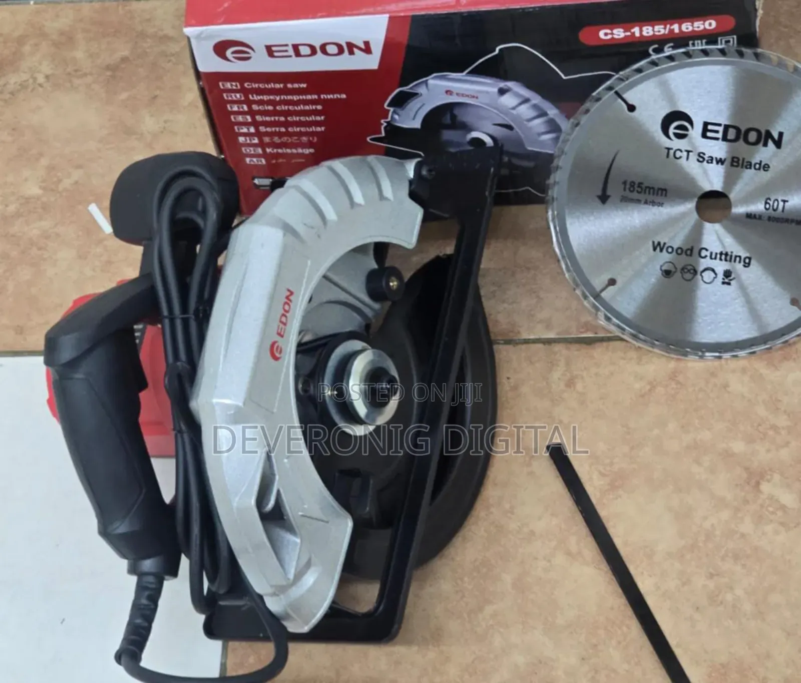 1650w Edon Cicular Saw 
7" Inch