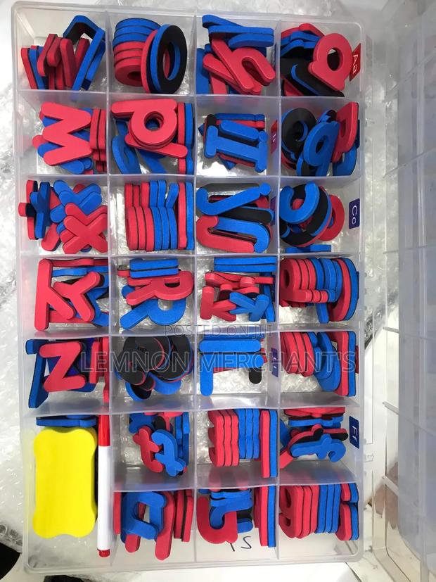 Magnetic Foam Alphabet Letters Designed for Educational Purposes - main view