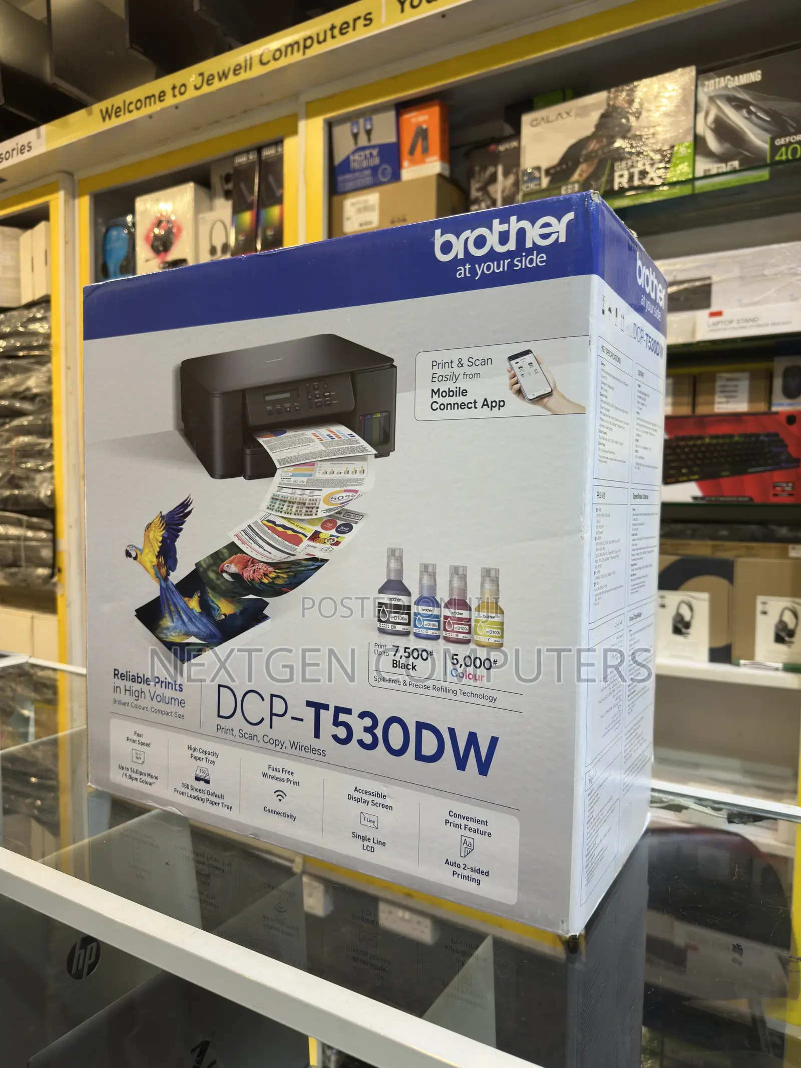 Brother DCP-T530dw Wireless 3-in-1 Inkjet Printer