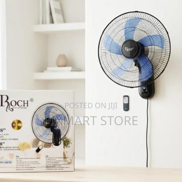 Powerful 18 Inch Roch Wall Fan Remote Included - main view