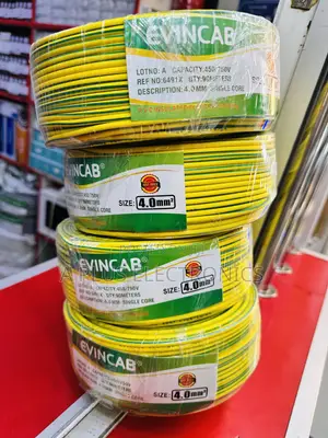 Evincab 4.0mm Single Core Cable 90m(Yellow Green) – Standard