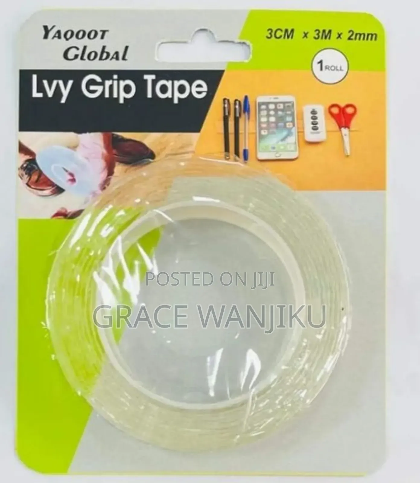 *Lvy Grip Double-Sided Nano Tape