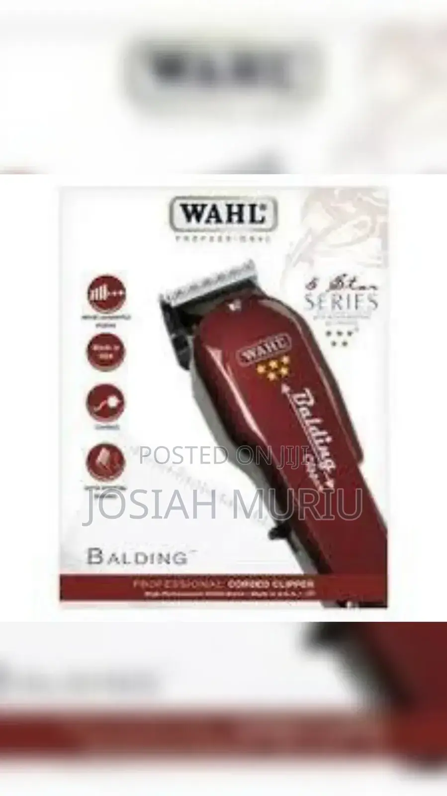 Wahl Professional 5-Star Series Balding Clipper.