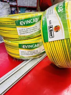 Evincab 4.0mm Single Core Cable 90m(Yellow Green) –Grounding