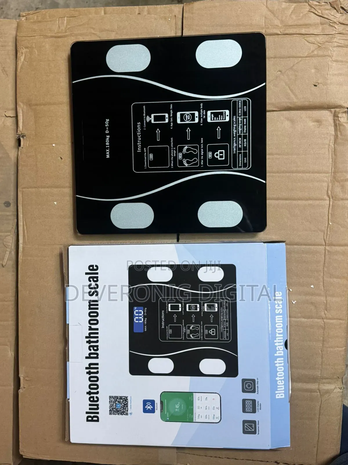 Intelligent Bluetooth Bmi Body Weighing Scale