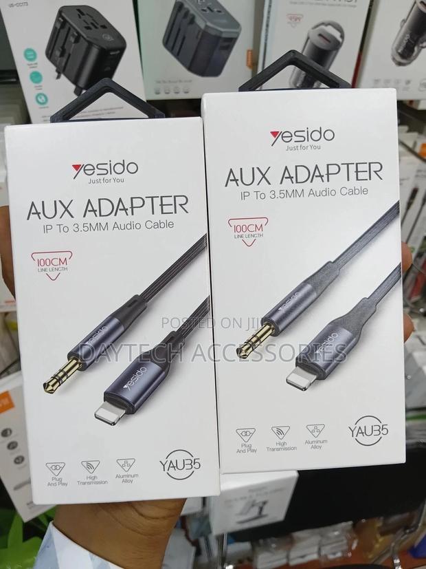 Yesido Lightning to 3.5mm Aux Audio Cable - 1m