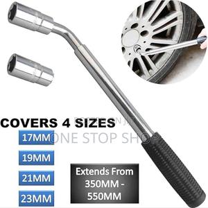 Telescopic Wheel Nut Wrench L Type Covers 4sizes 17/19/21/23mm - thumbnail 2