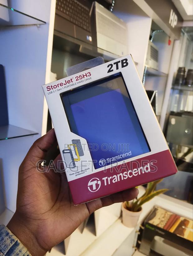 Transcend 2tb Storejet 25h3 External Hard Drive (Purple)