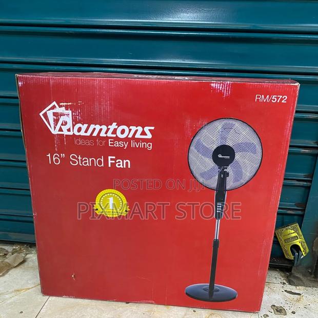 Standing Fan Ramtons Black Rm/572 Econo Fan With 3 Speed Settings