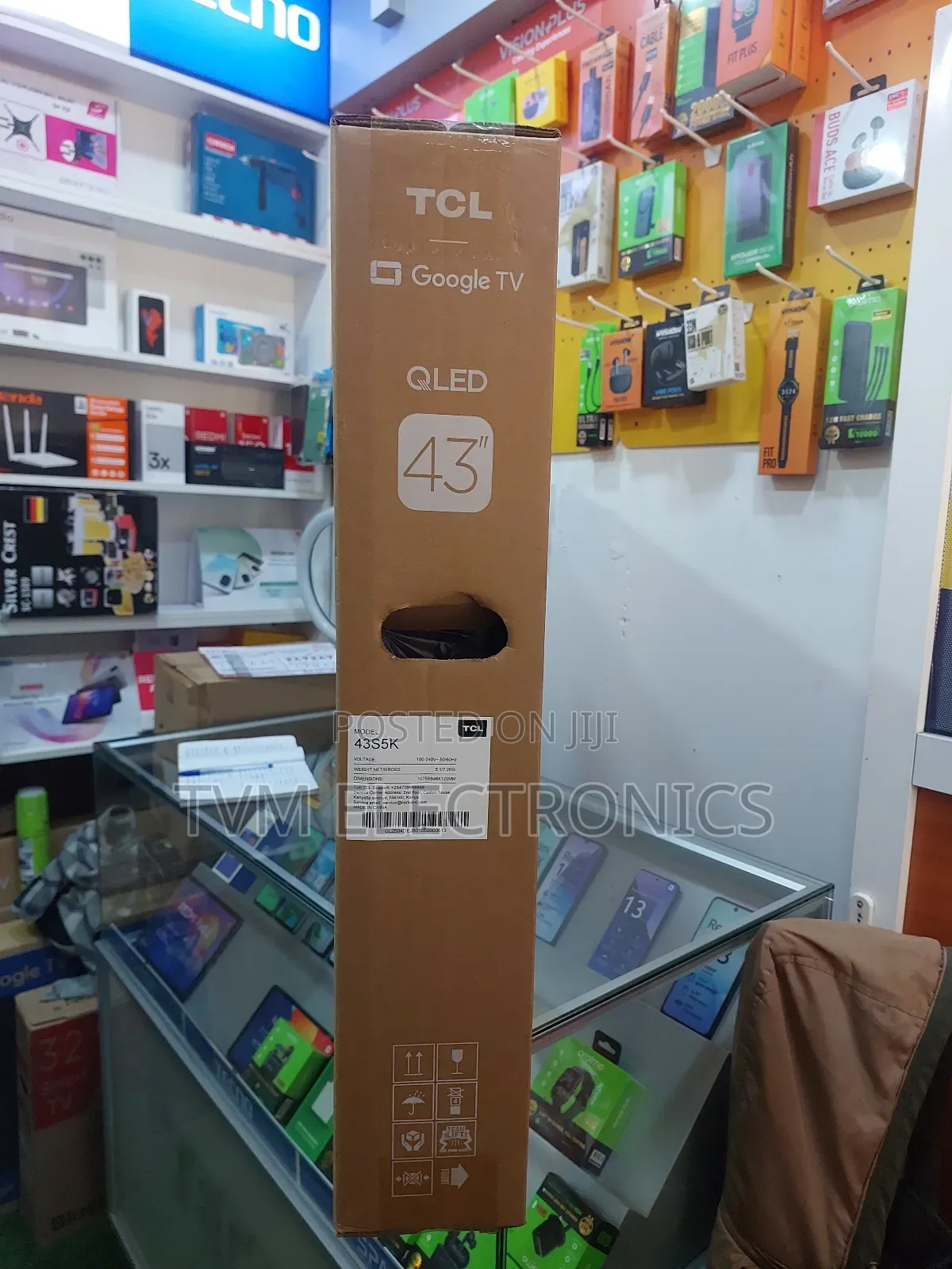 TCL 43′′ 43s5k Qled Full Hd Smart Google Tv