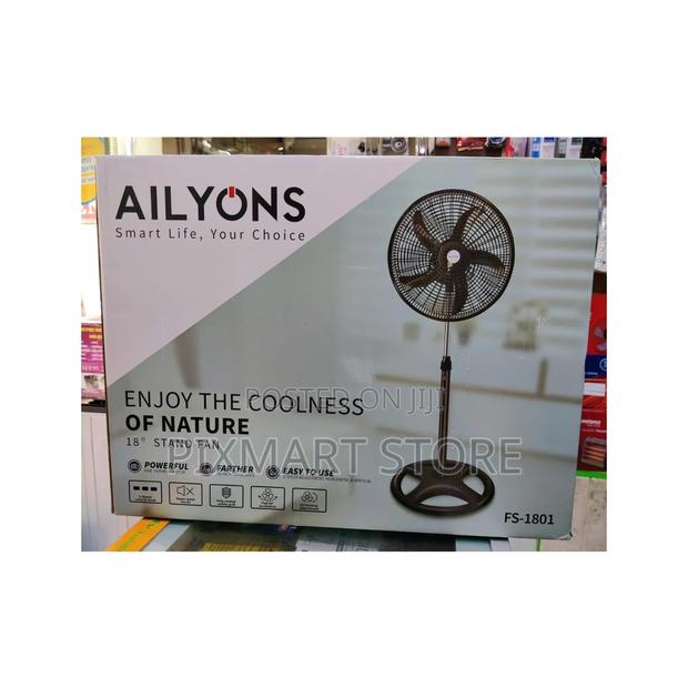 Ailyons 18 Inch Fan With Stable Base and Quiet Operation - main view