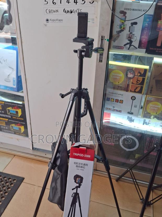 Tripod-3366 Universal Camera Phone Tripod Stand 1.7m - thumbnail 3