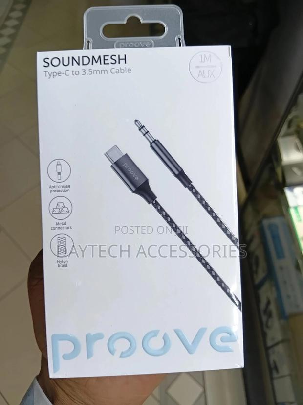 The Proove Soundmesh Aux Type-C to 3.5mm Cable - 1m