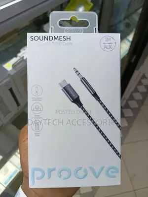 Aux Cable Proove Soundmesh Type-C to 3.5mm (1m) Gray