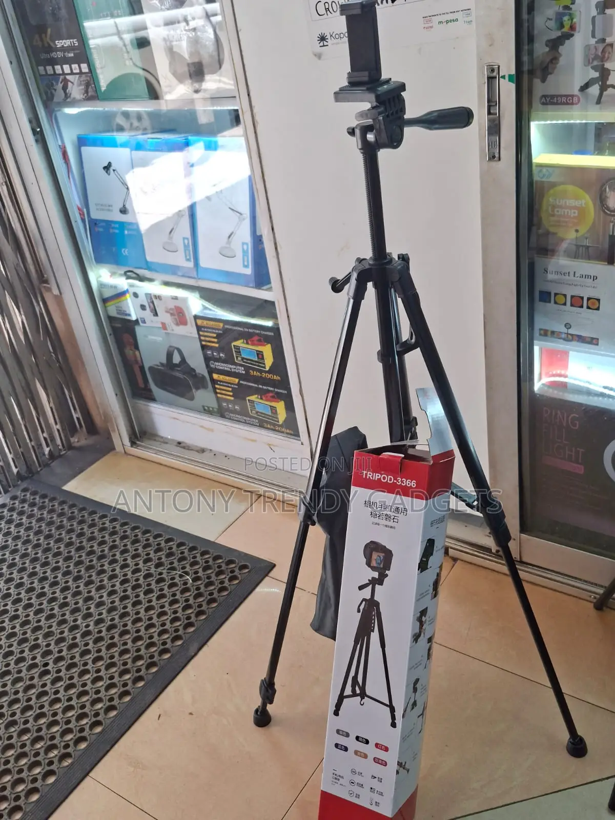Tripod-3366 Professional Camera Phone Tripod Stand