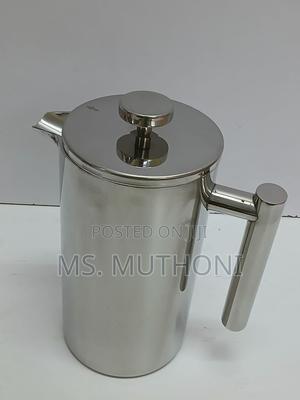 1l Double-Wall Stainless Steel French Press Coffee Maker. - main view