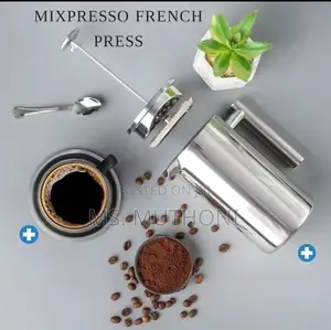 1l Double-Wall Stainless Steel French Press Coffee Maker.