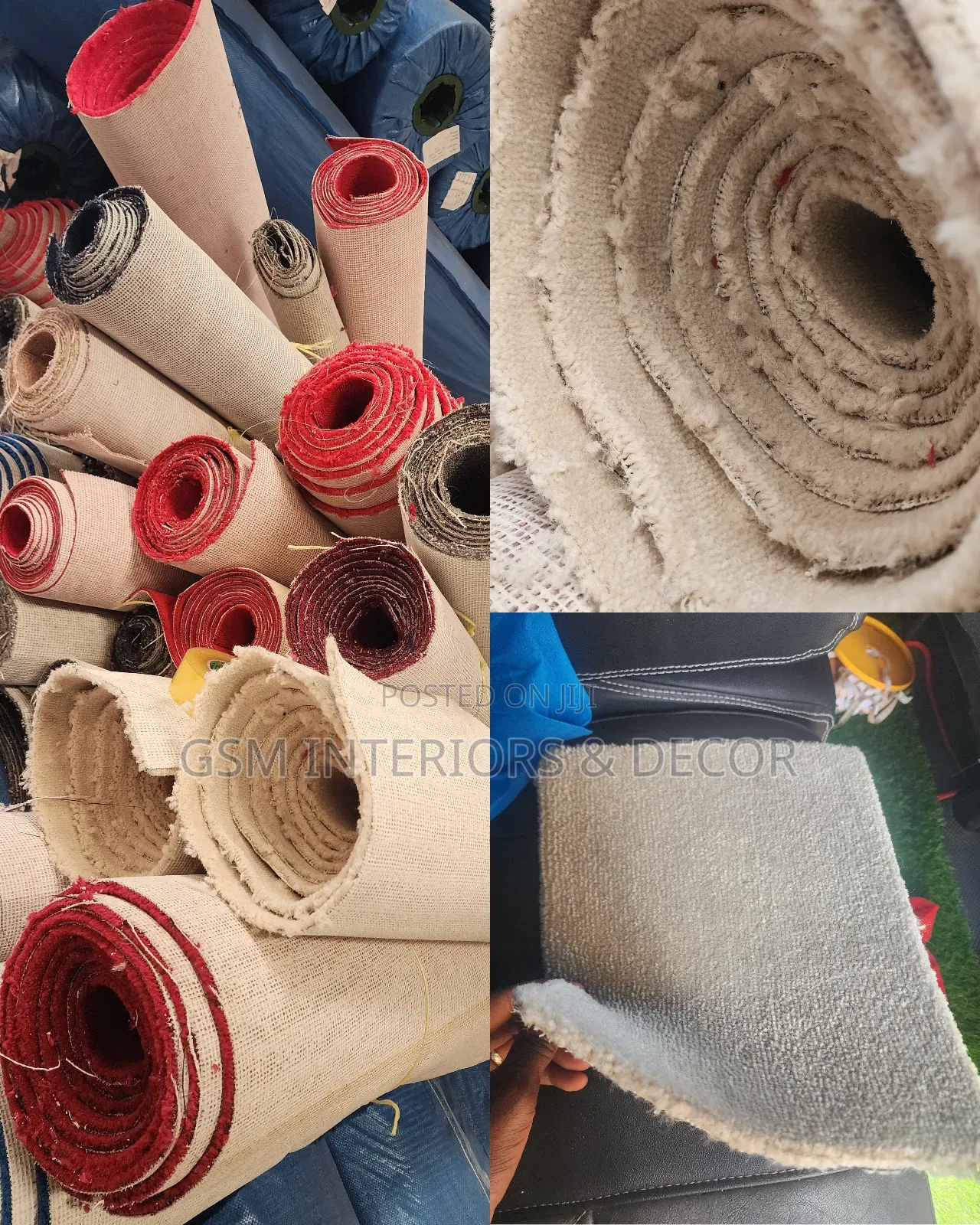 Wall to Wall Carpets in Cream and Off White