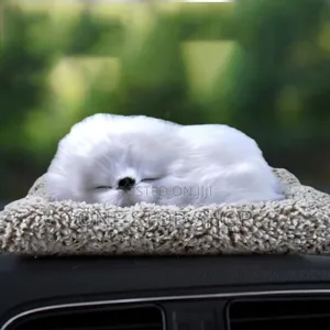 Sleeping Dog on Pad Doll Toy