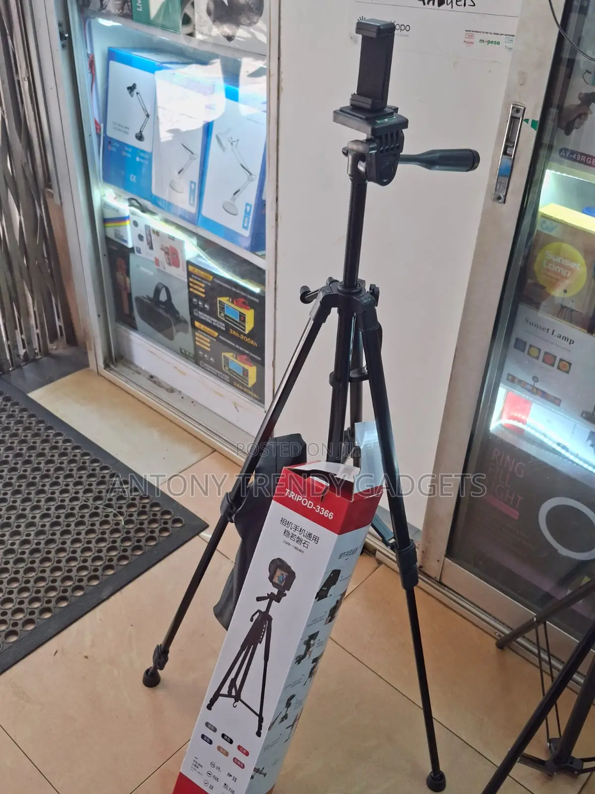 Tripod-3366 3-Way Head Tripod for Photography Vlogging