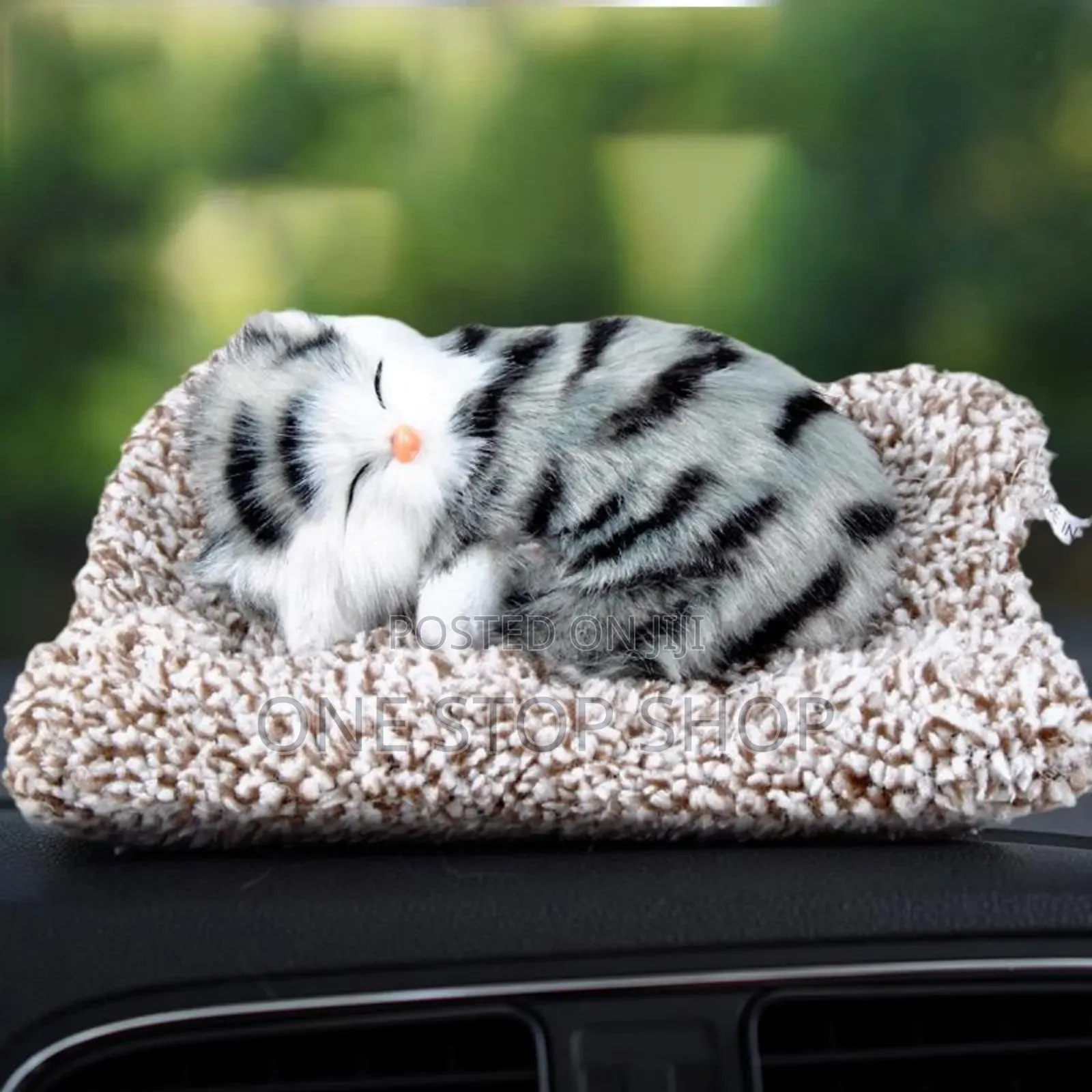 Mini Puppy Sleeping Dog On Pad Plush Toy