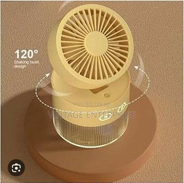 Rechargeable Portable Fan Humidifier - thumbnail 2