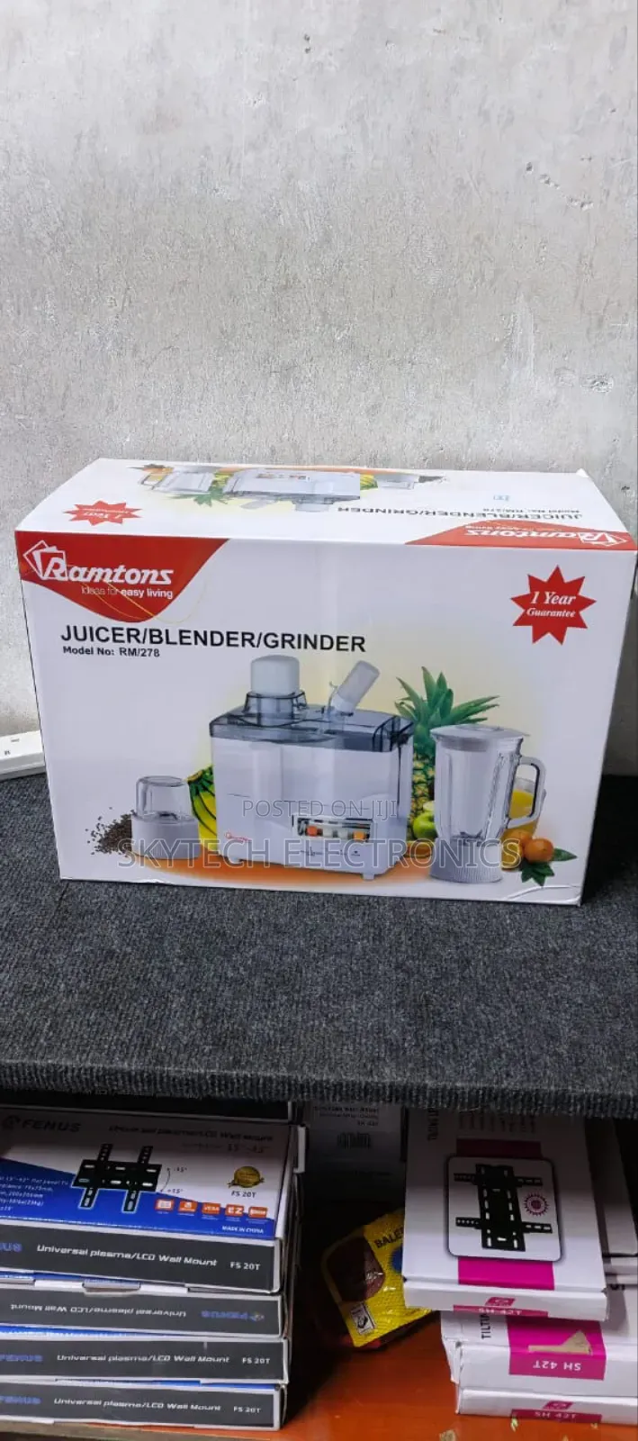 Ramtons 3 in 1 Juicer Rm 278
