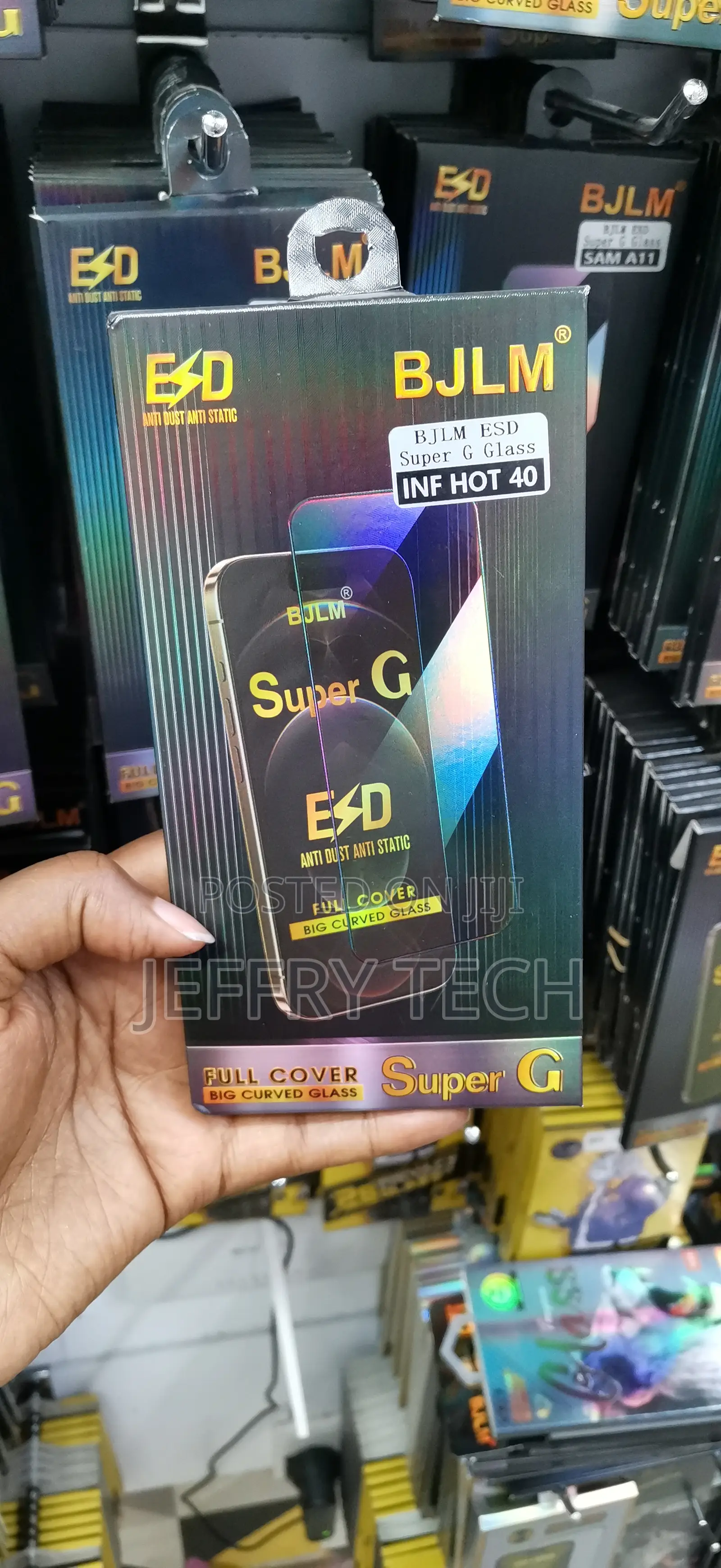 Imkias Infinix Hot 40 Screen Protector Tempered Glass