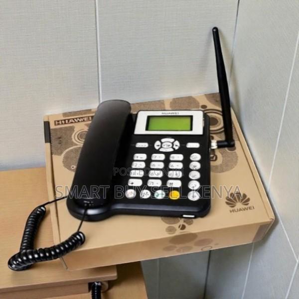 GSM Fixed Wireless Desktop Phone One Sim Rechargeable Long Battery