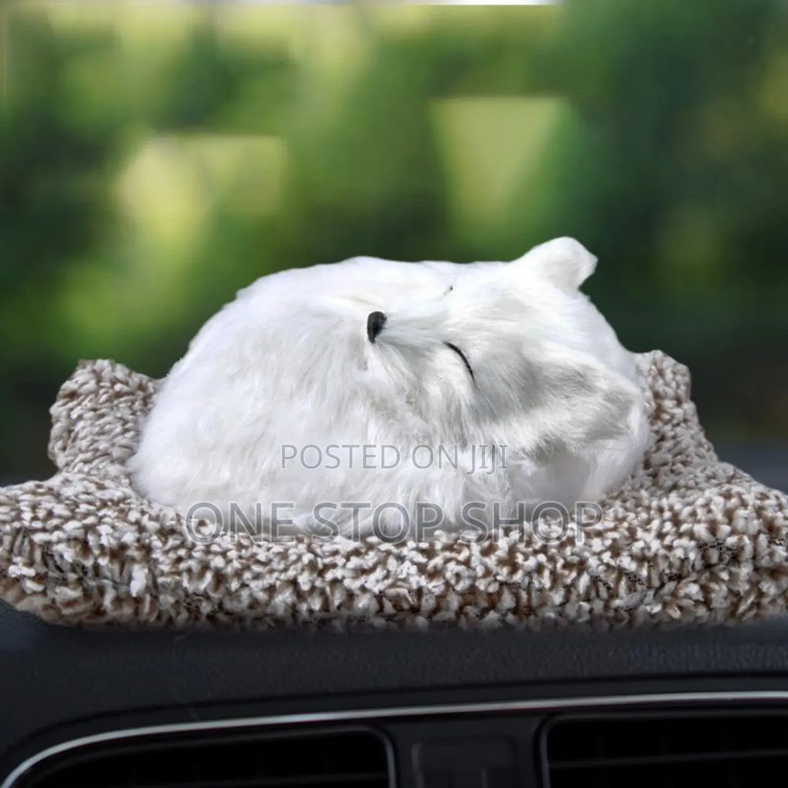 Cuteplush Fabric Sleeping Puppy Dog On Pad