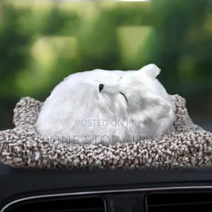 Cuteplush Fabric Sleeping Puppy Dog On Pad