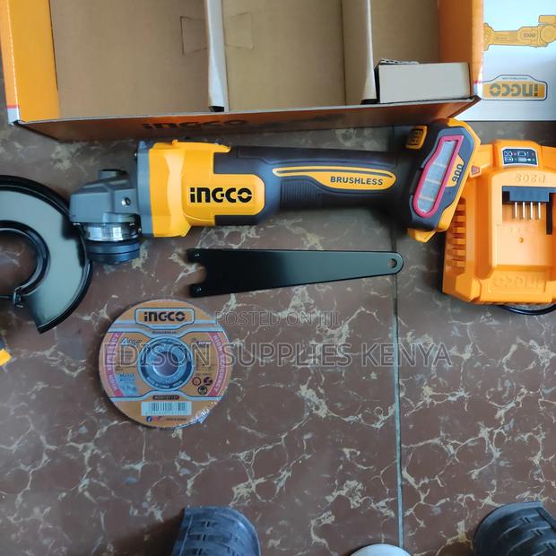 Ingco Cordless Angle Grinder 20v 4.0ah Battery Rechargeable - thumbnail 7