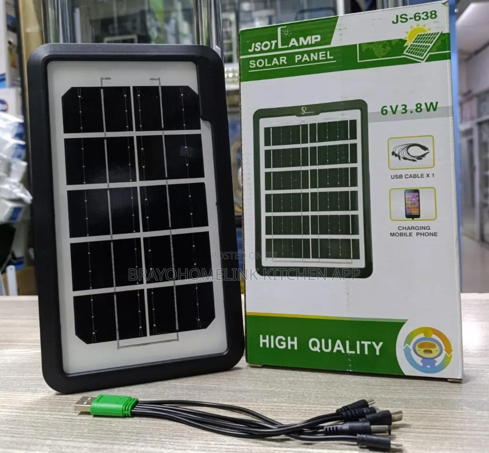 *3.8watts Mobile Charging Solar Panel*