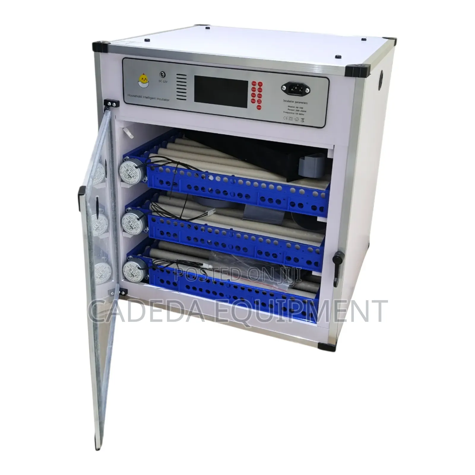Automatic Incubator 204 Egg Capacity Solar Powered