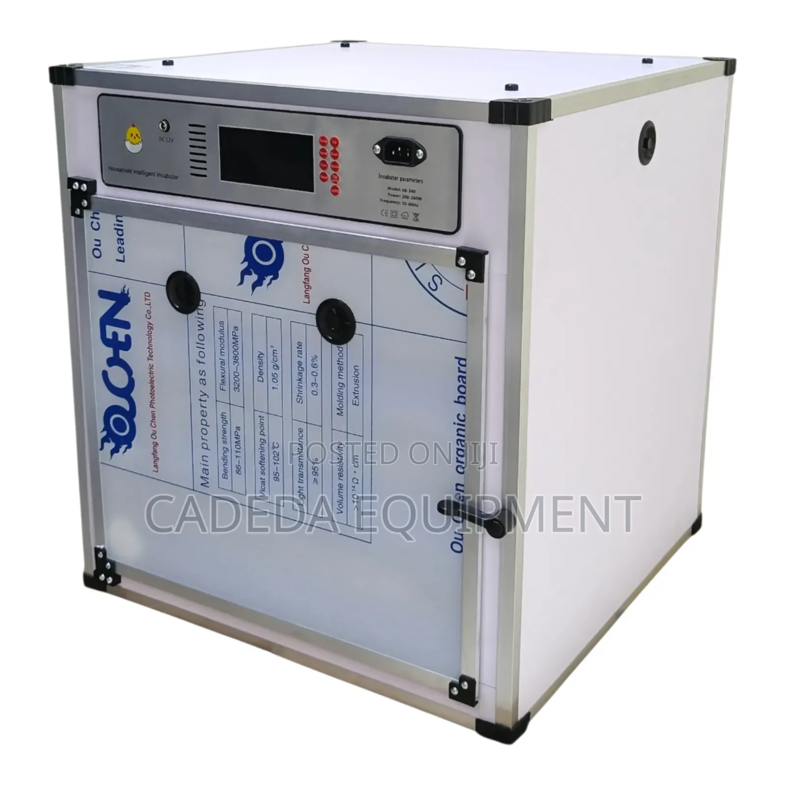 Automatic Incubator 204 Egg Capacity Solar Powered