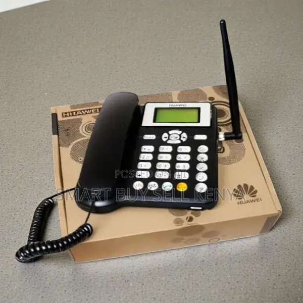 Rechargeable GSM Desktop Phone One Sim Strong Signal Reception