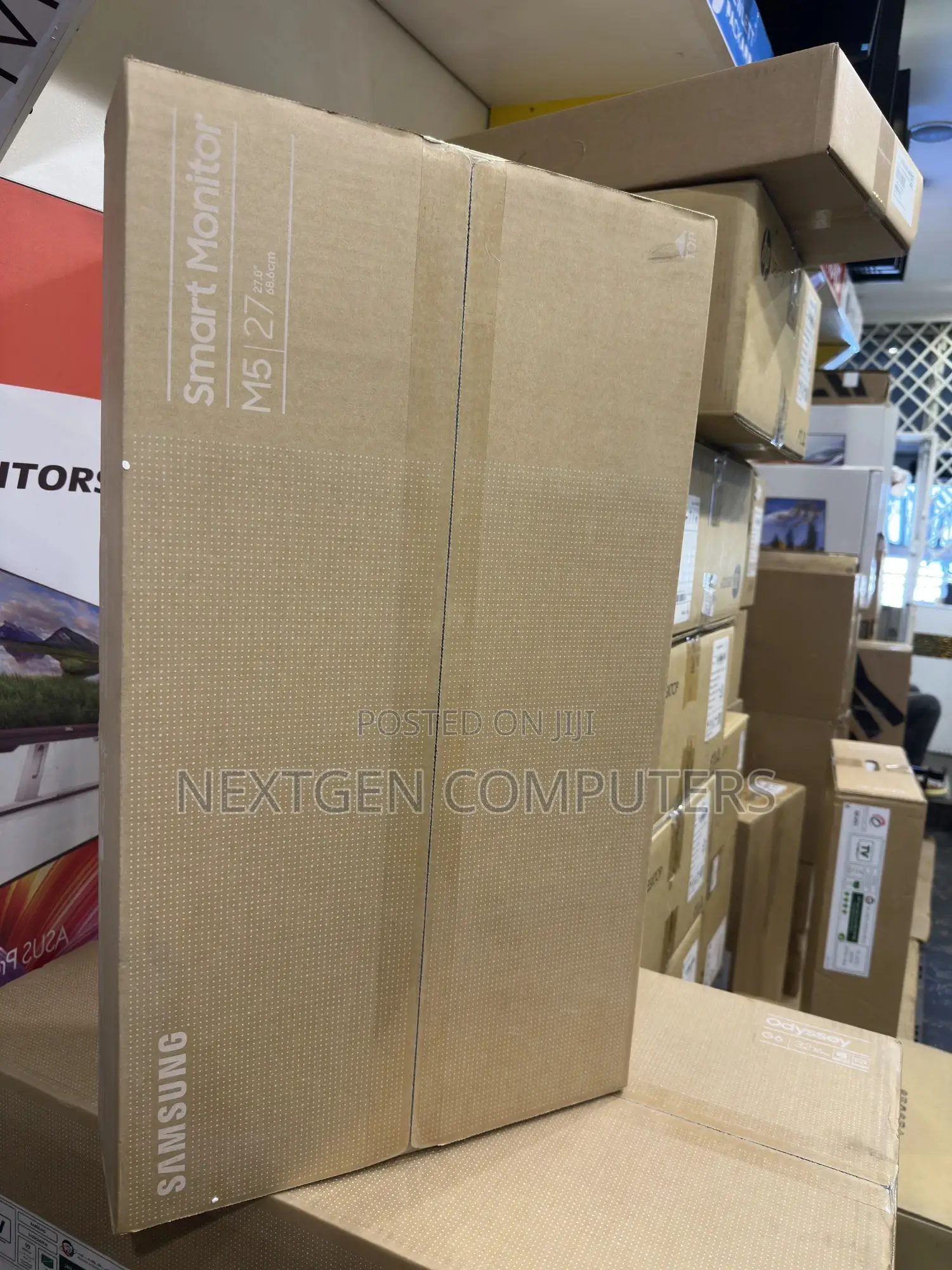 Samsung Smart Monitor M5 27” FHD Va Frameless Monitor (Ls27dm500em)