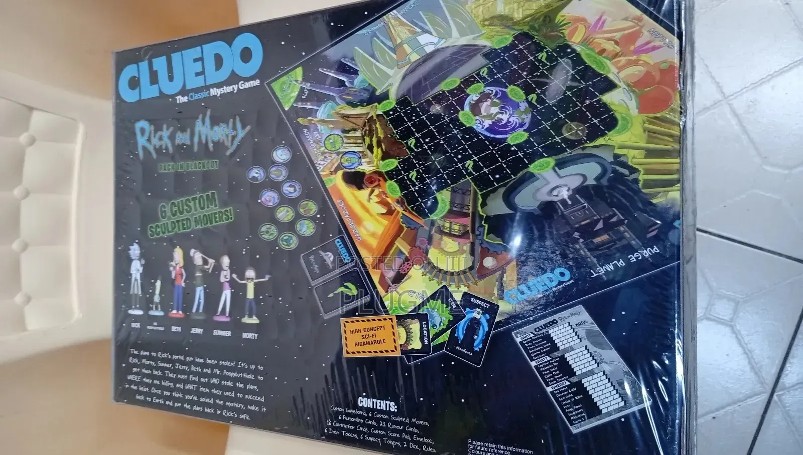 Cluedo Rick And Morty Mystery Board Game