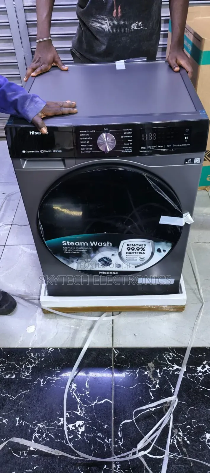 Hisense Washing Machine 10.5/6kg Front Load