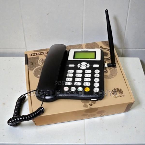 GSM Fixed Landline Desktop Phone Rechargeable Reliable Quality - main view