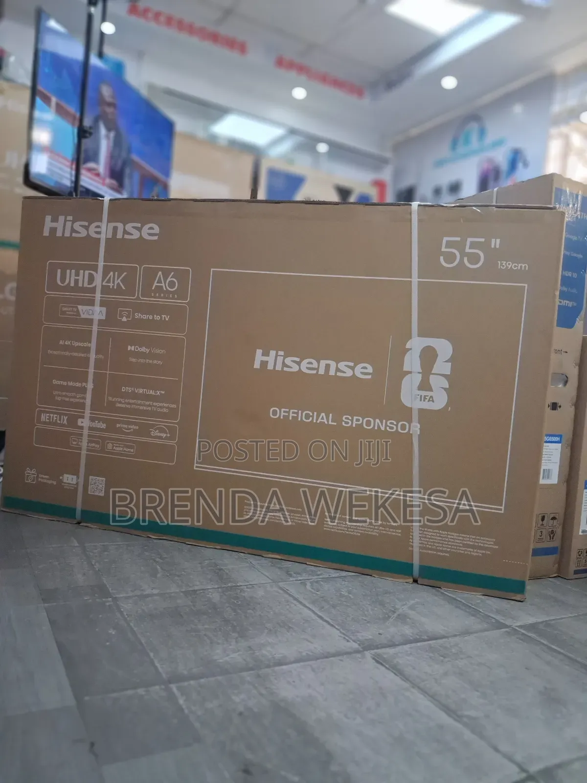 Hisense 55' A6qken - 2026 Model Smart Tv