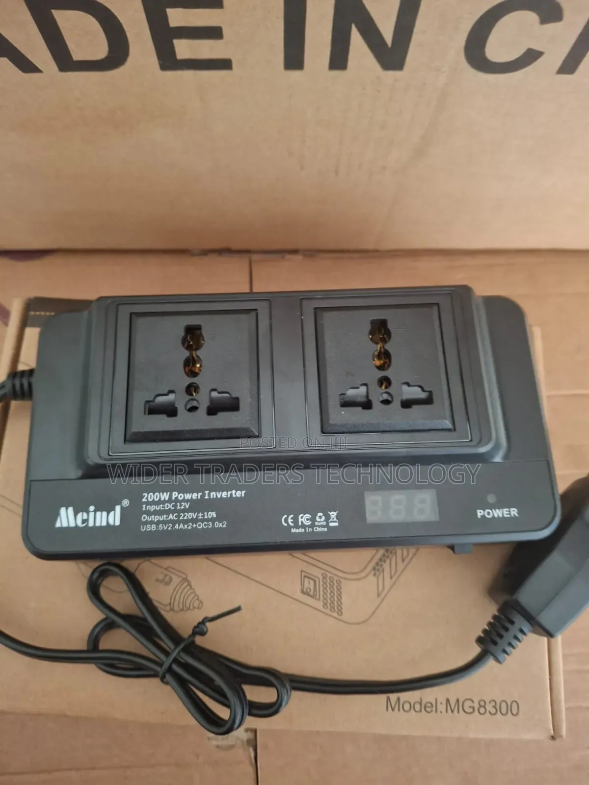 200w Car Power Inverter, Model Mg8300