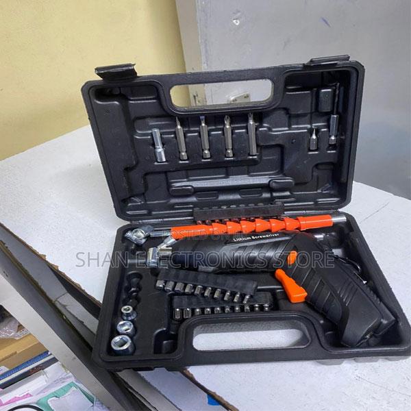 Compact Electric Screwdriver With Complete Accessories - main view