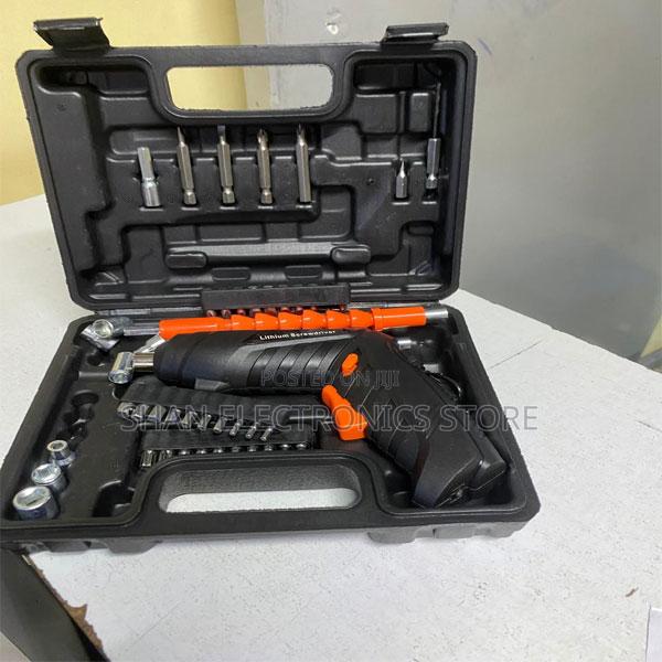 Portable Cordless Screwdriver With Bit Se - main view
