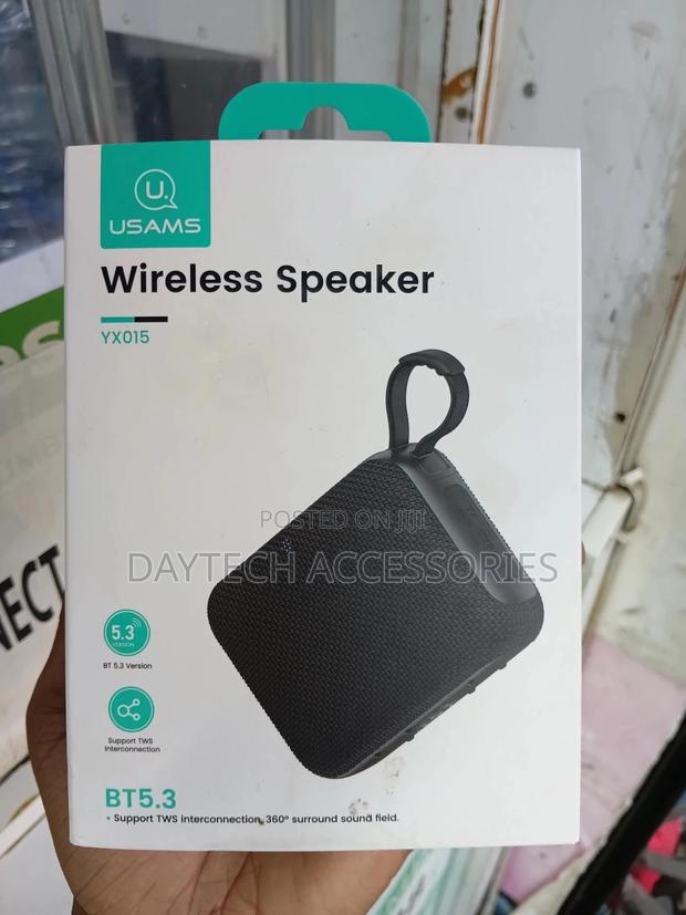The Usams Yx015 Portable Bluetooth Speaker Featuring Bluetooth 5.3.