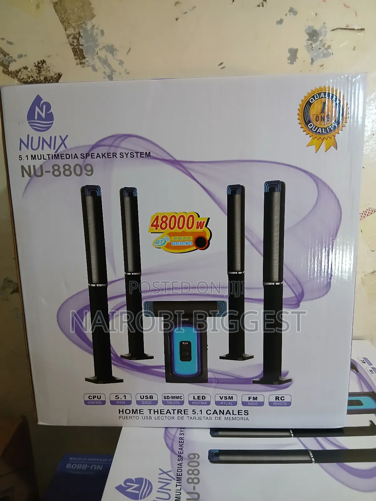 Nunix Nu-8809 5.1ch Home Theatre System